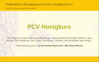 PCV Honigkurs de